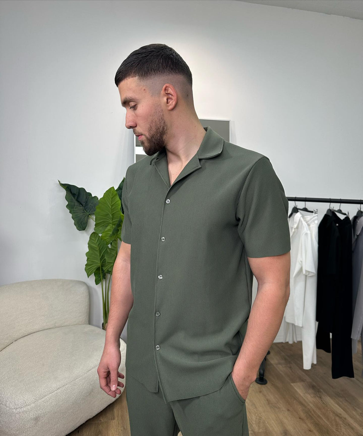 Ensemble Namaskar Vert Olive