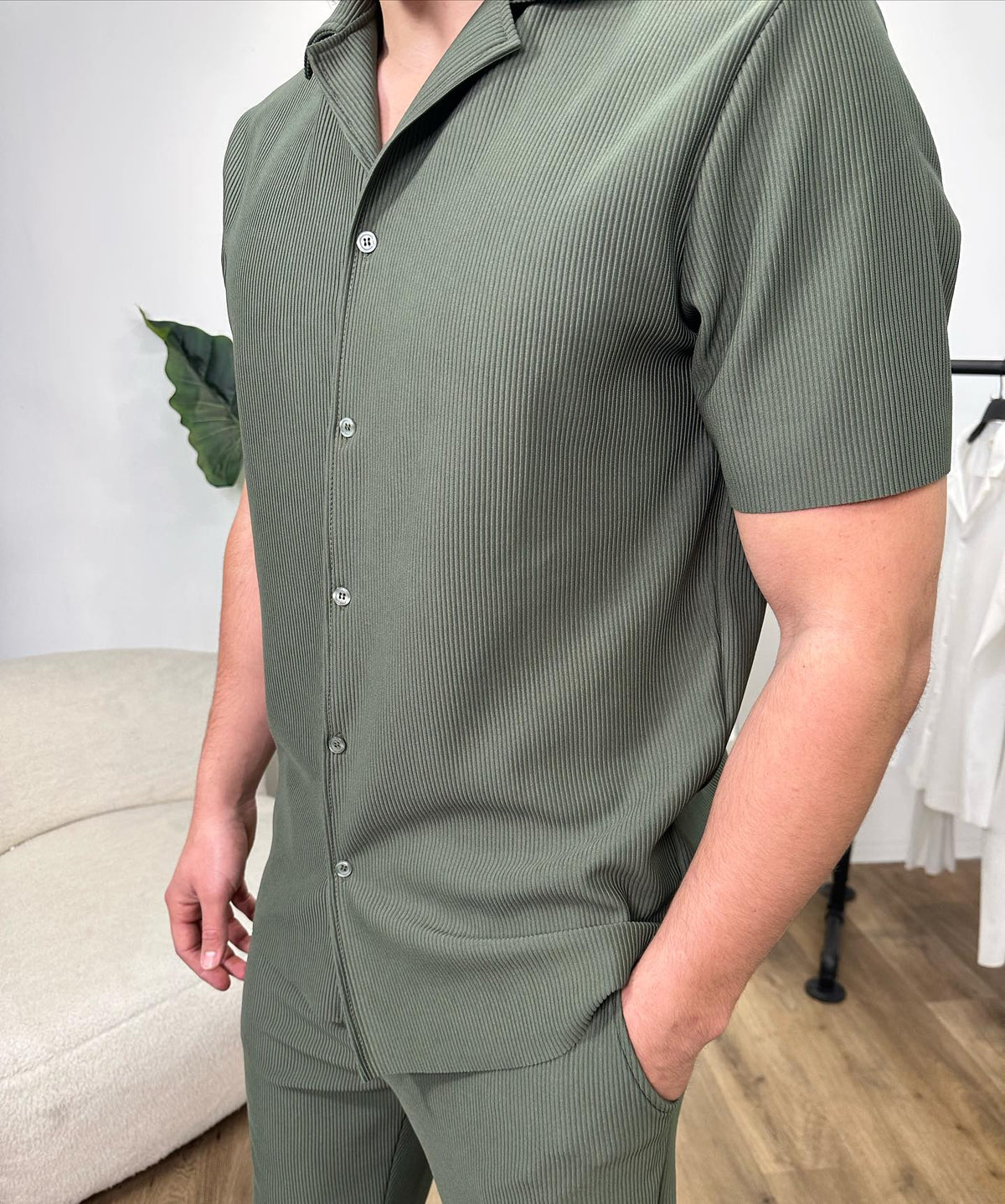 Ensemble Namaskar Vert Olive