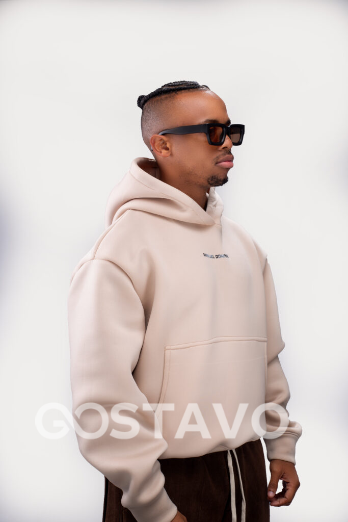 Manuel Domain Hoodie "GOD FORBID" - Édition Beige