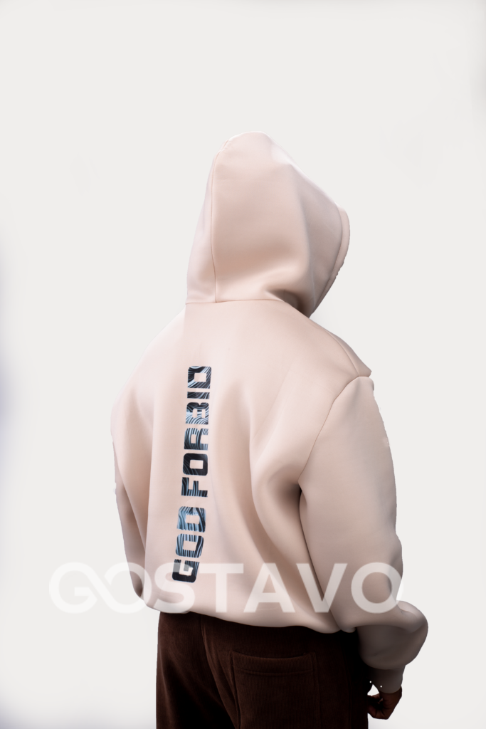 Manuel Domain Hoodie "GOD FORBID" - Édition Beige