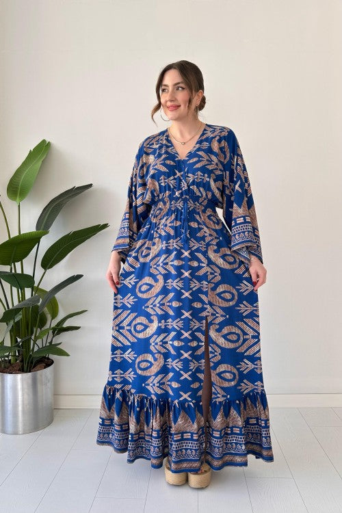 Robe française Gipel bleu marine