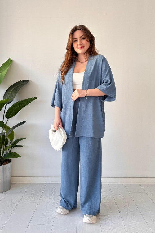 Combinaison double Gofre Indigo