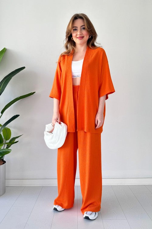 Combinaison deux pièces Gofre Orange