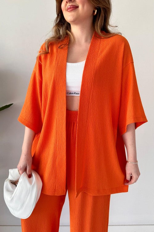 Combinaison deux pièces Gofre Orange