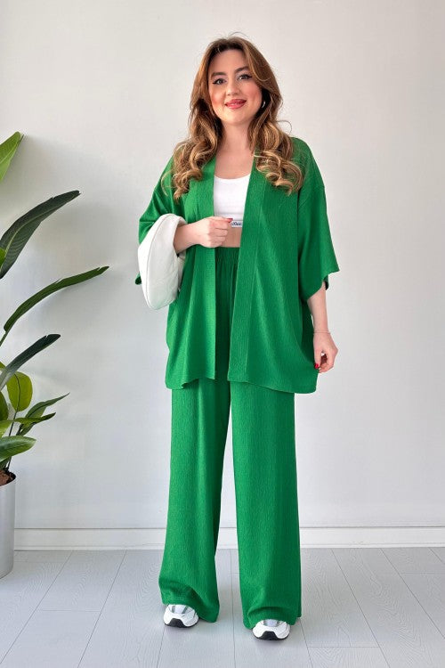 Costume deux pièces Gofre vert
