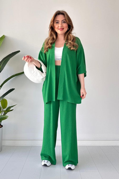 Costume deux pièces Gofre vert