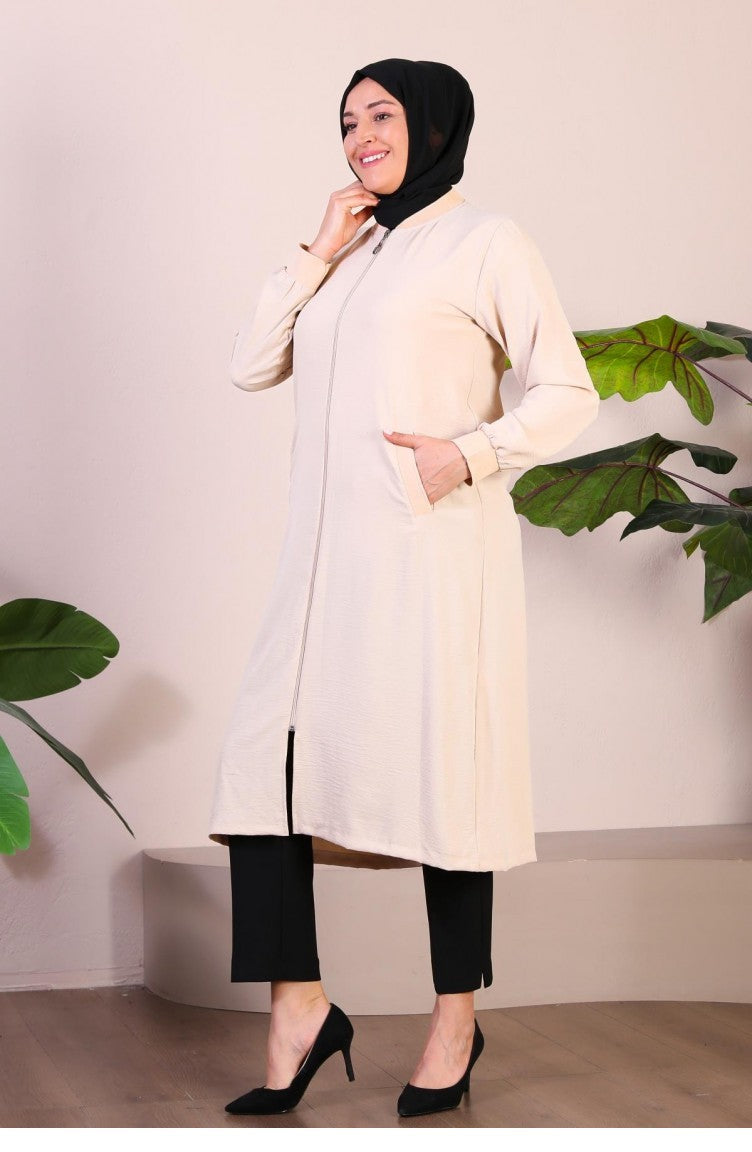 Cape Hijab De Grande Taille Pour Femme Vêtements De Saison Et Go 8699 Pierre 8699.Taş