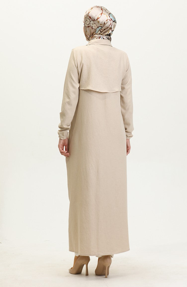 Abayas Abaya 24021-03 Beige 24021-03