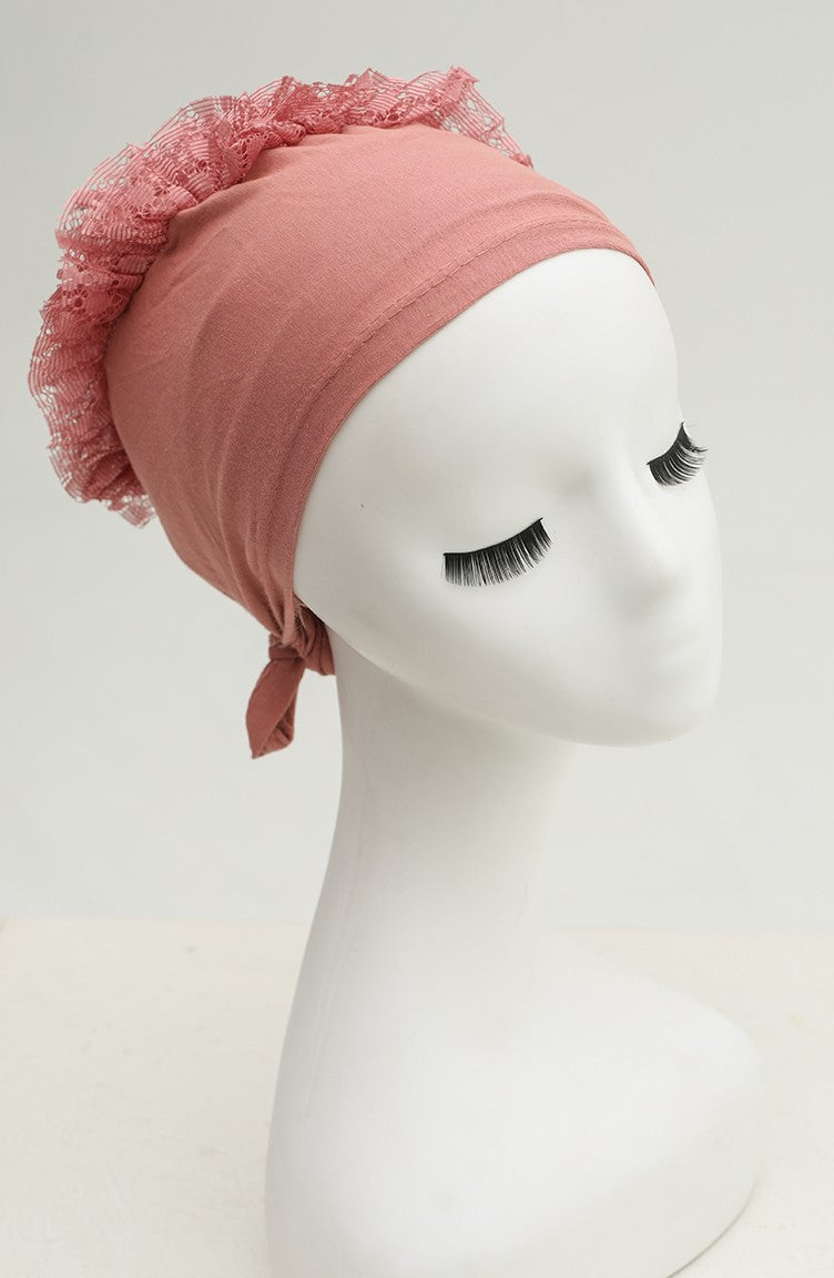 Bonnet a Froufrous 7001-21 Rose Pâle 7001-21
