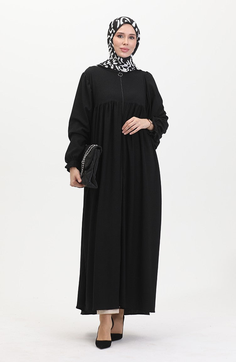 Roba Abaya Froncee 1052-02 Noir 1052-02