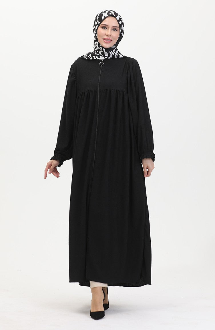Roba Abaya Froncee 1052-02 Noir 1052-02