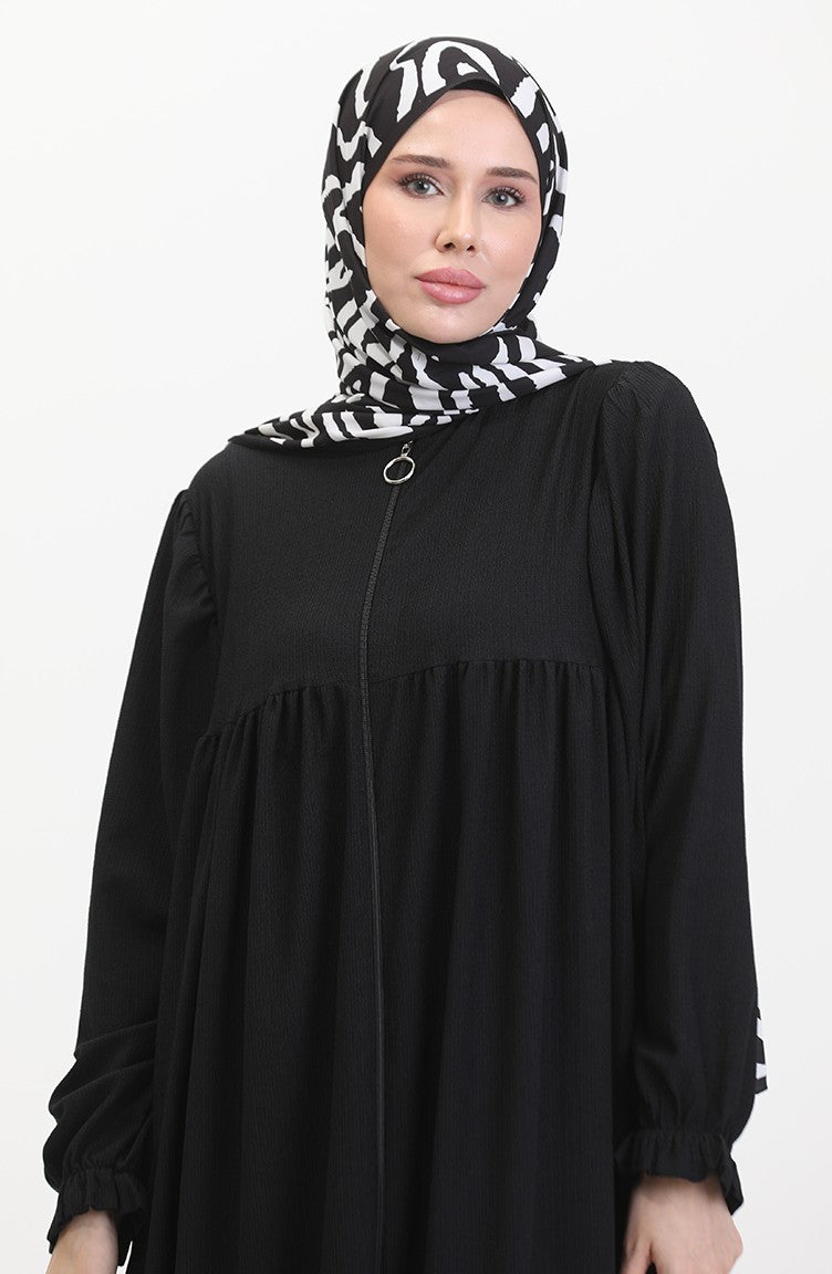 Roba Abaya Froncee 1052-02 Noir 1052-02
