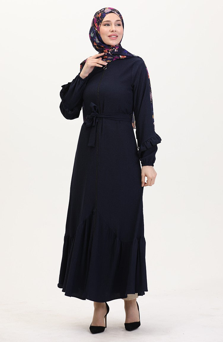 Abayas Bleu Marine 1059-02