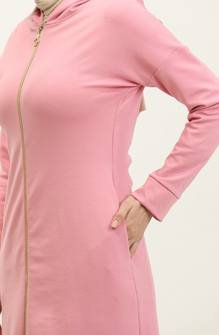 Abaya A Fermeture 2140-07 Rose 2140-07