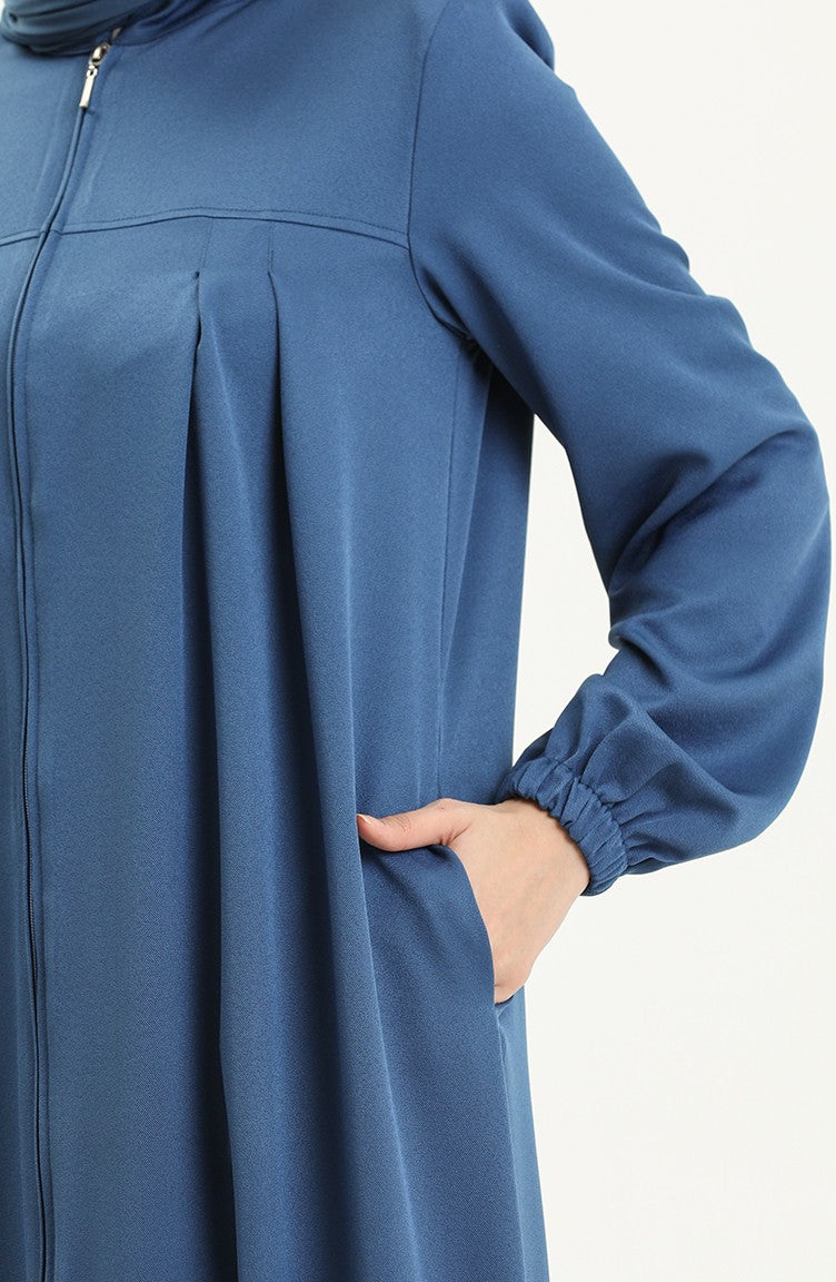 Oyya Robe Abaya 248477-02 Bleu Pétrole 248477-02