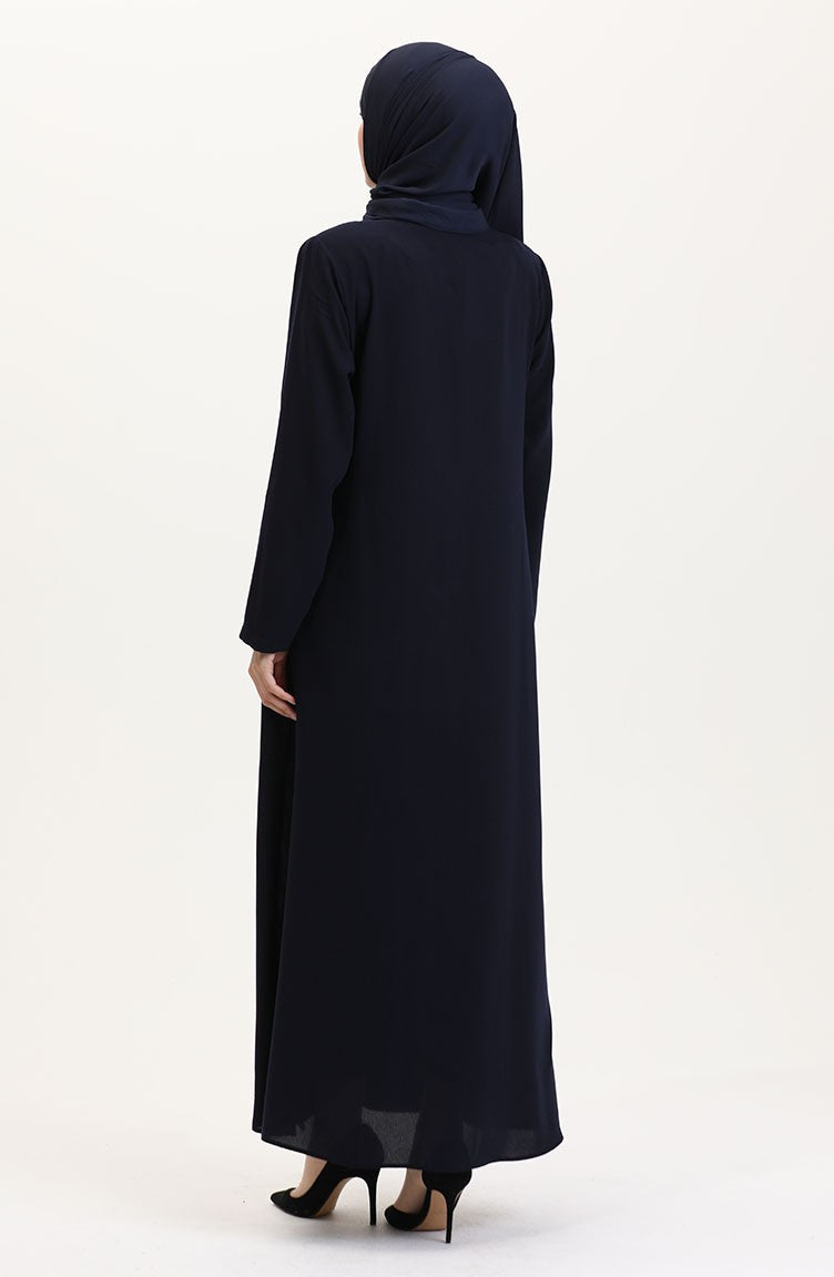 Abayas Bleu Marine 5075-02
