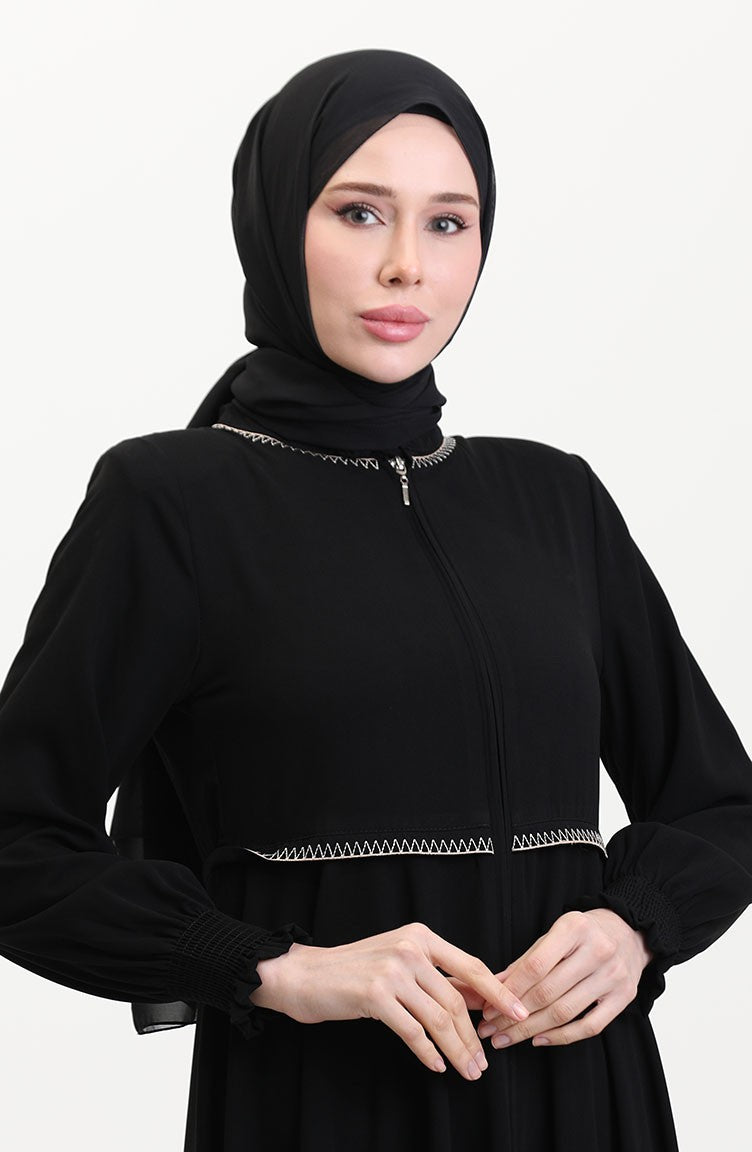 Abayas Noir 5076-01