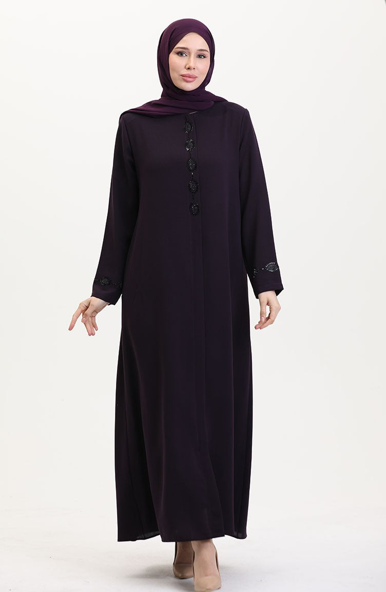 Abayas Plum 5077-04