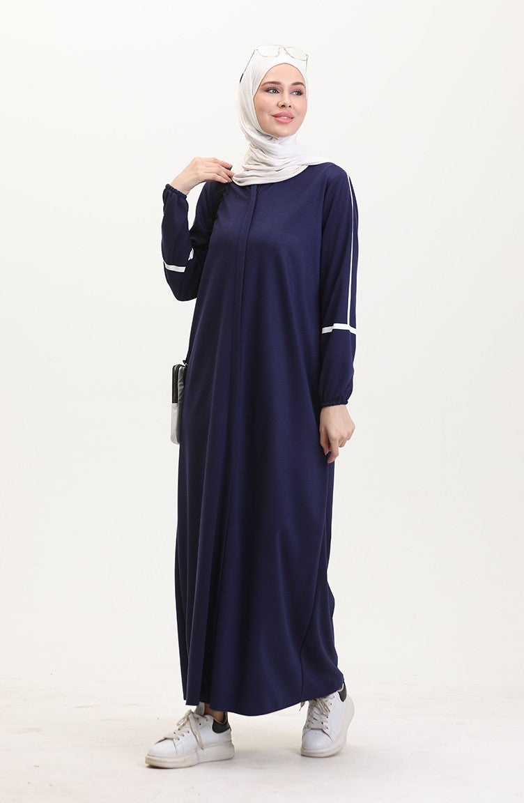 Abayas Bleu marine clair 13045-03