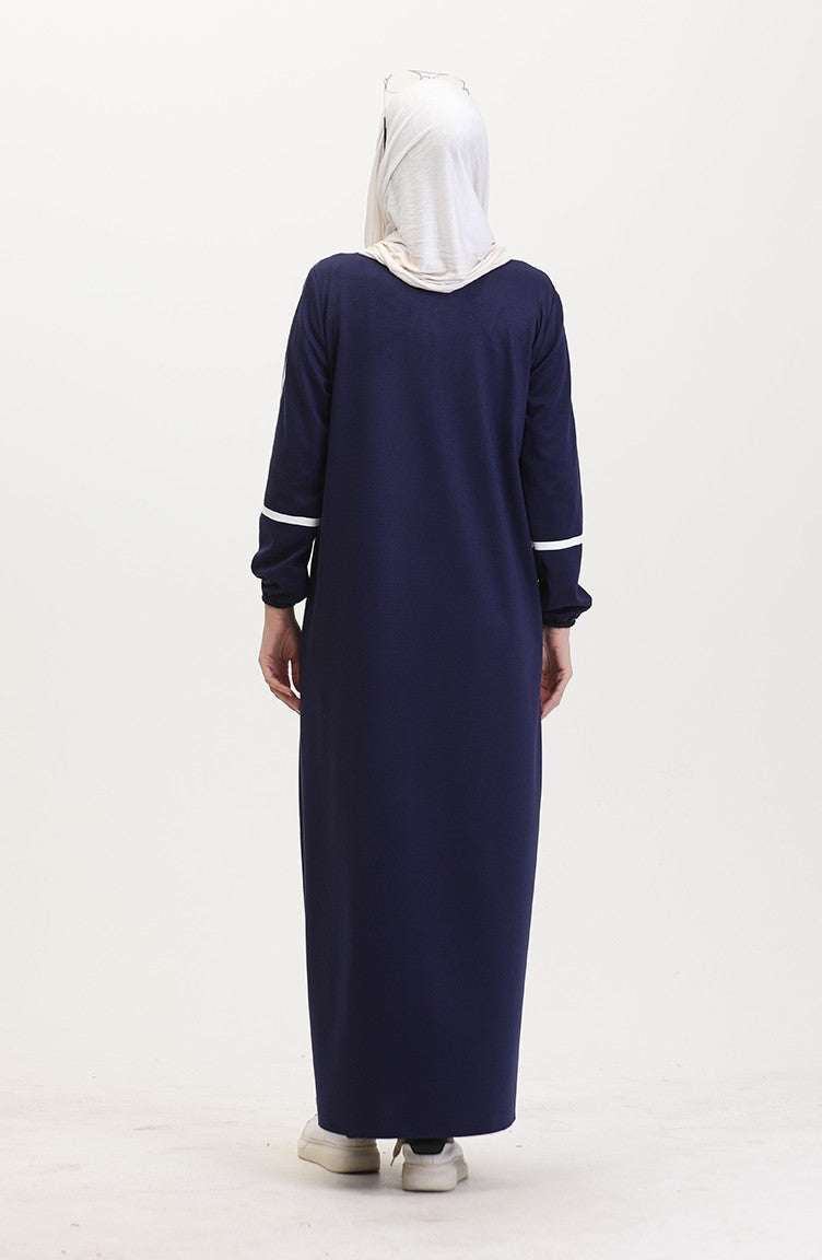 Abayas Bleu marine clair 13045-03