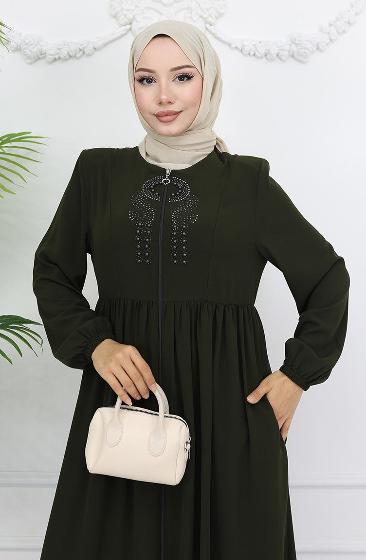 Abayas Khaki 6129-02