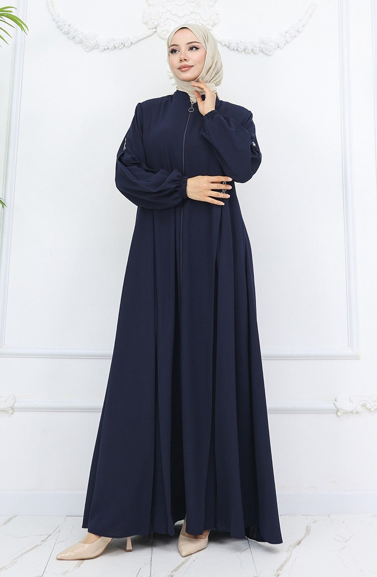Abayas Bleu Marine 6203-04