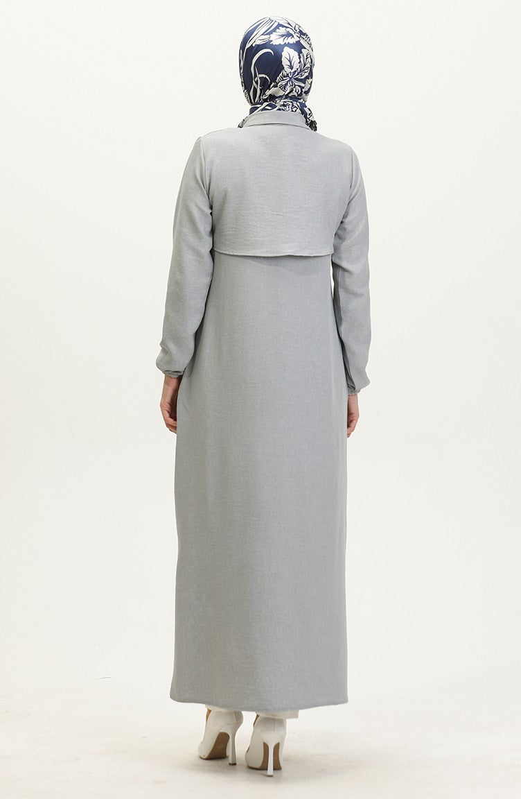 Abayas Abaya 24021-04 Gris 24021-04
