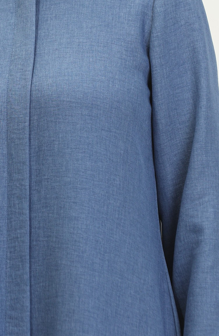 Abaya Col Chemise 24019-06 Indigo 24019-06
