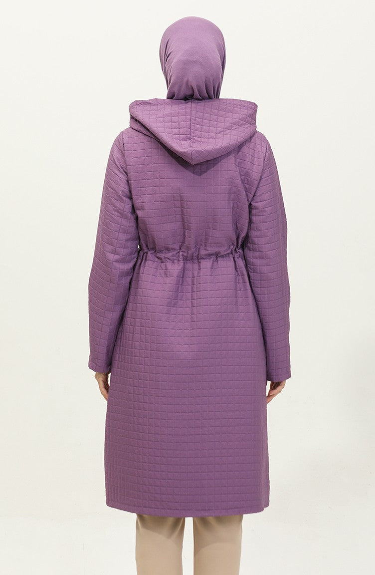 Cape A Capuche Et Cordon De Serrage 0314-06 Lilas 0314-06