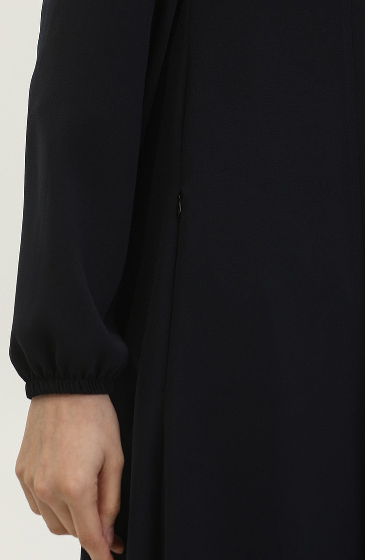 Adel Mevlana Abaya Femme 3018-02 Bleu Marine 3018-02