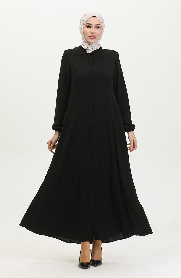 Adel Mevlana Abaya Femme 3018-01 Noir 3018-01