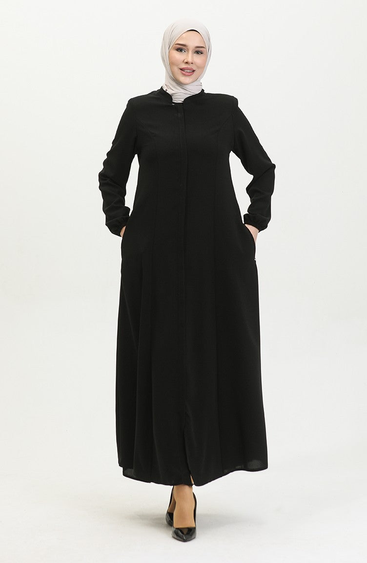 Adel Mevlana Abaya Femme 3018-01 Noir 3018-01