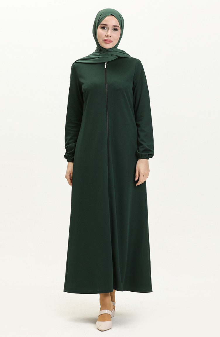 Abayas Vert emeraude 1011-07