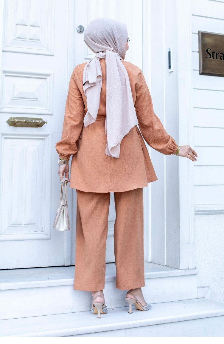Costume Chameau Hijab Détaillé En Bronze 483