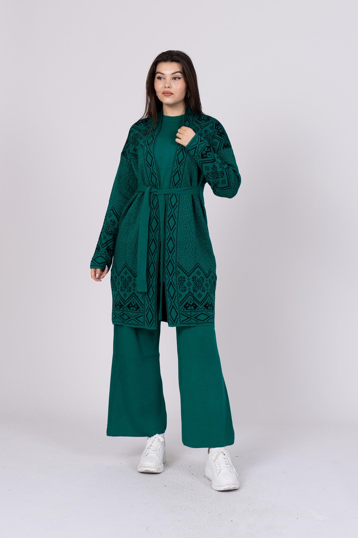 Triko Hırka Kazak Pantolon Takım 033