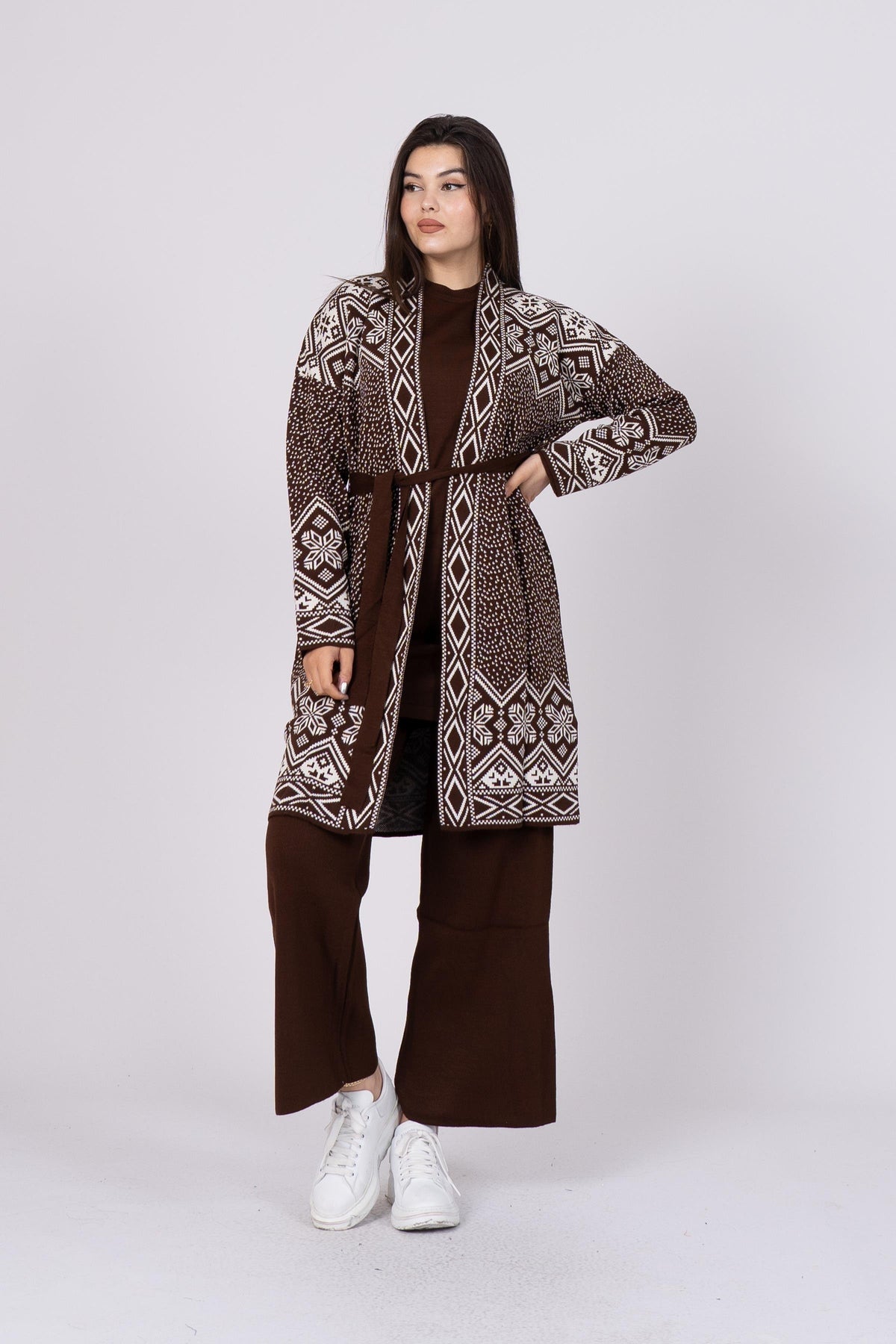 Triko Hırka Kazak Pantolon Takım 033